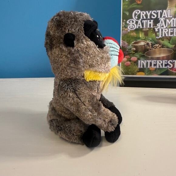 TY Beanie Boo Wasabi Mandrill Plush 6 Inch EUC Retired Soft Toy Collector - Picture 2 of 5